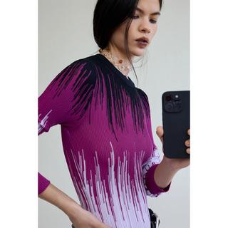 Desigual Robe Mini Manches Longues Motif  