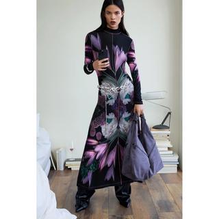 Desigual Abito lungo Slim Fit con stampa floreale  