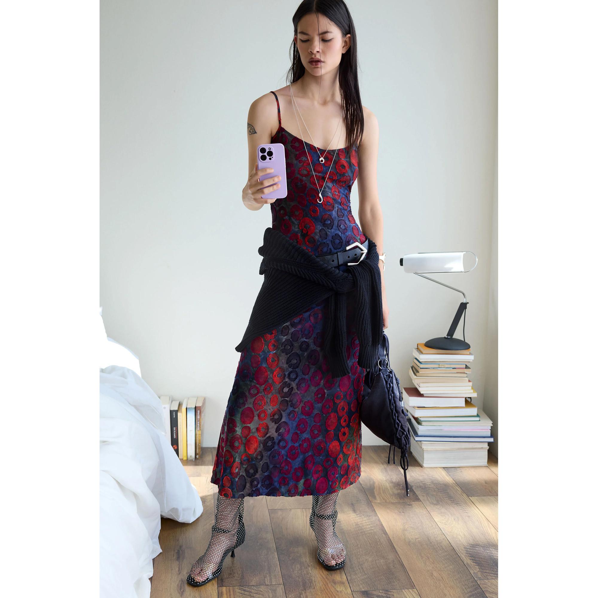 Desigual Geblümtes Maxi-Kleid  