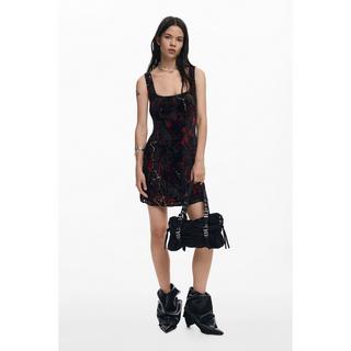 Desigual Ärmelloses Mini-Kleid mit eckigem Ausschnitt  