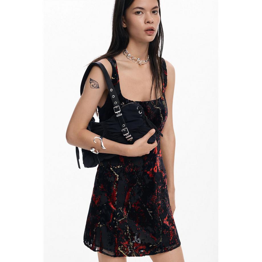 Desigual Mini Abito Senza Maniche  
