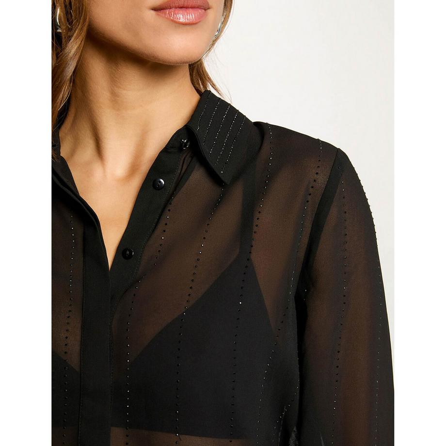 MORGAN Camicia con dettagli in strass  