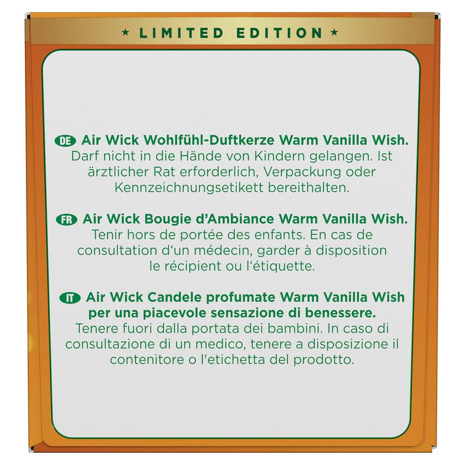 AIR WICK Duftkerzen Duo Warm Vanilla Wish 