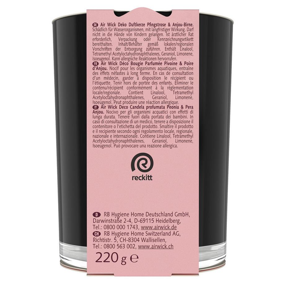 AIR WICK Candela profumata Pfingstrose & Anjou-Birne 