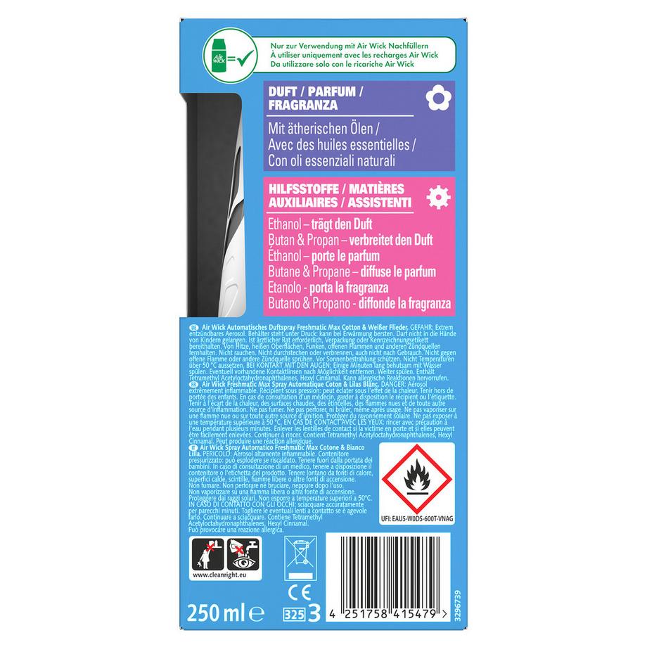 AIR WICK Freshmatic Cotton & Weißer Flieder 