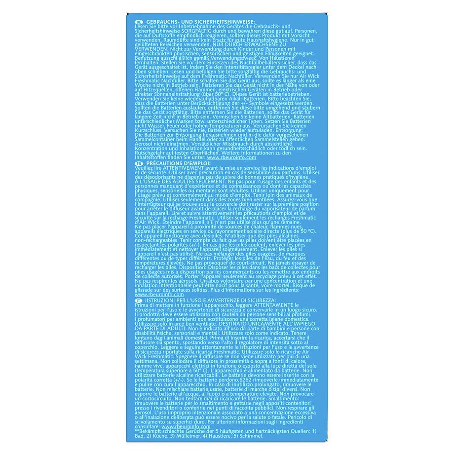 AIR WICK Freshmatic Cotton & Weißer Flieder 