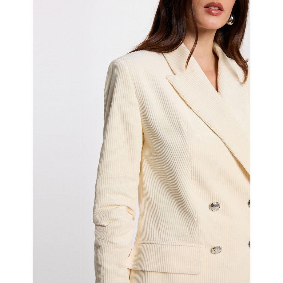 MORGAN Gilet doppiopetto a costine  