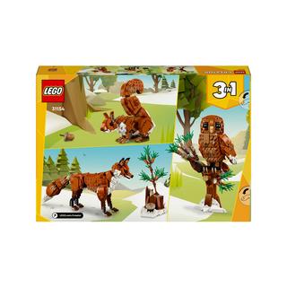 LEGO®  31154 Animali della foresta: Volpe rossa 