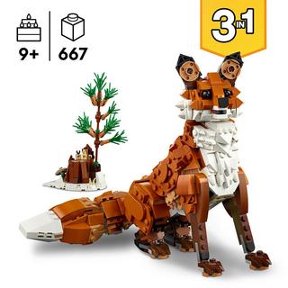 LEGO®  31154 Animali della foresta: Volpe rossa 