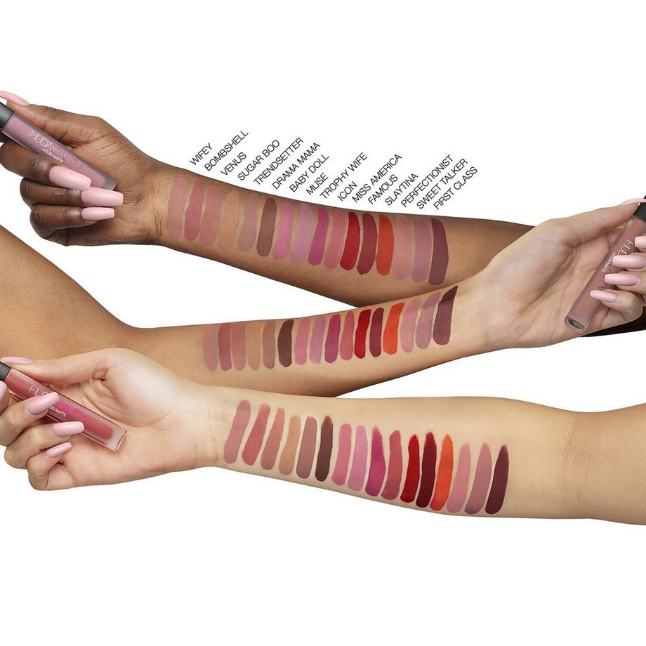 Huda Beauty  Liquid Matte - Rossetto opaco a lunga tenuta no-transfer 