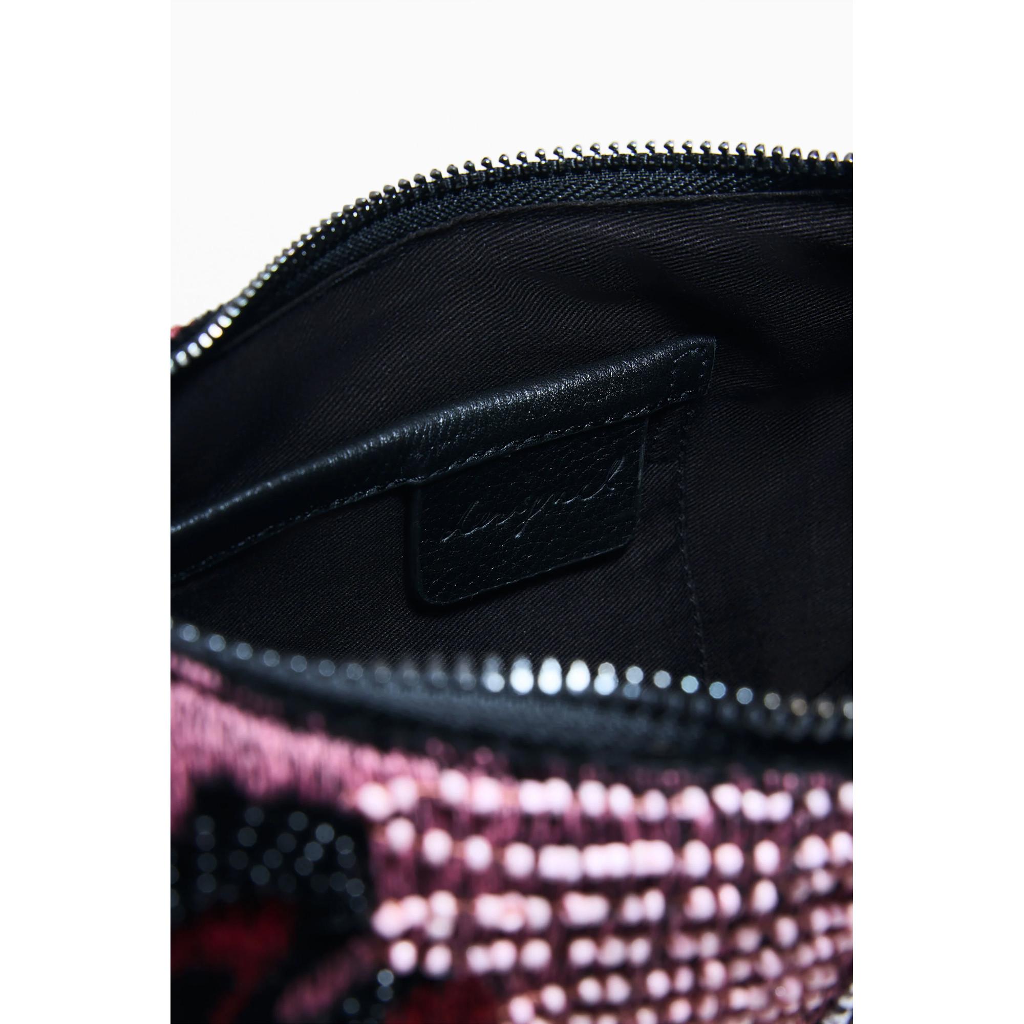 Desigual Sac Shopper Demi-Lune Orné  