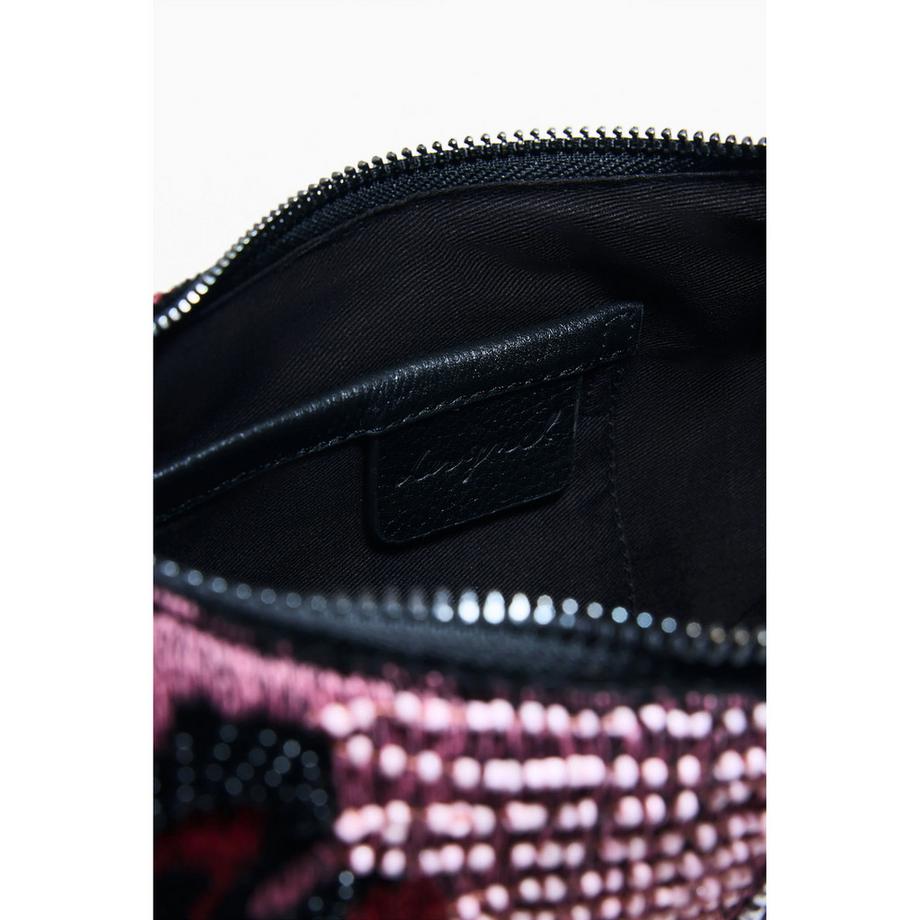 Desigual Verzierte Halbmond Shopper Tasche  