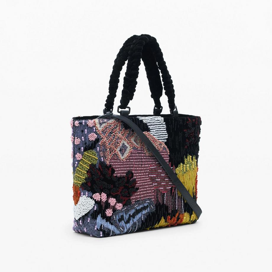 Desigual Borsa a Spalla Ricamata  