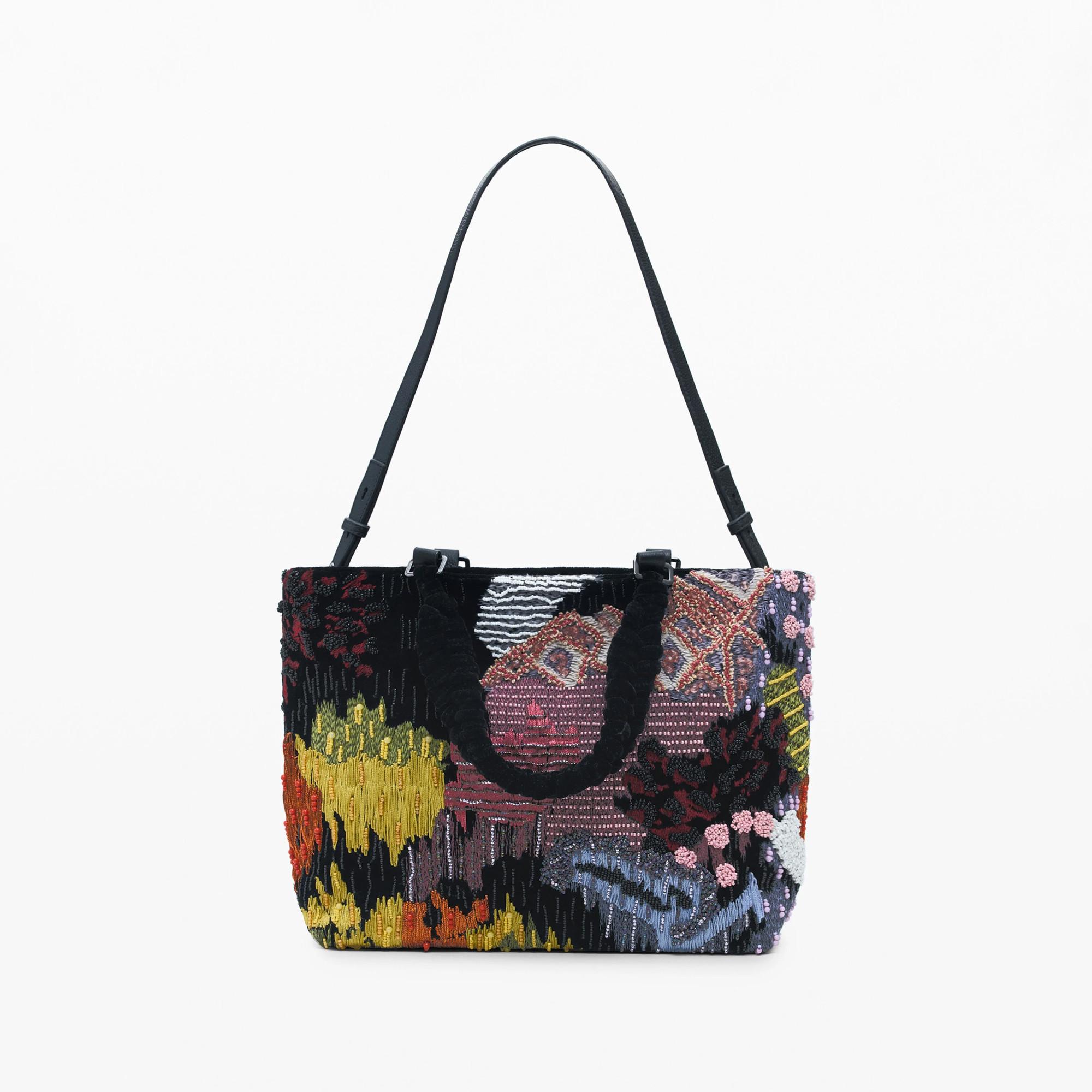 Desigual Sac à bandoulière brodé  