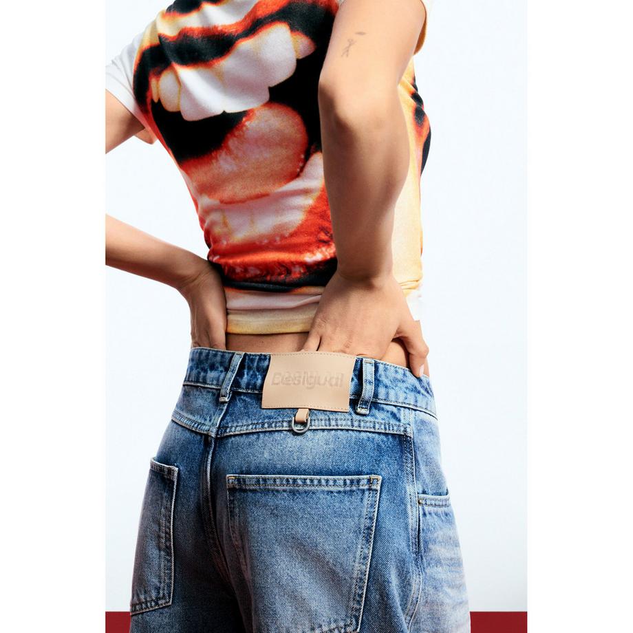 Desigual Jeans Cargo Baggy Fit  