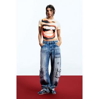 Desigual T-shirt a maniche corte con stampa grafica  