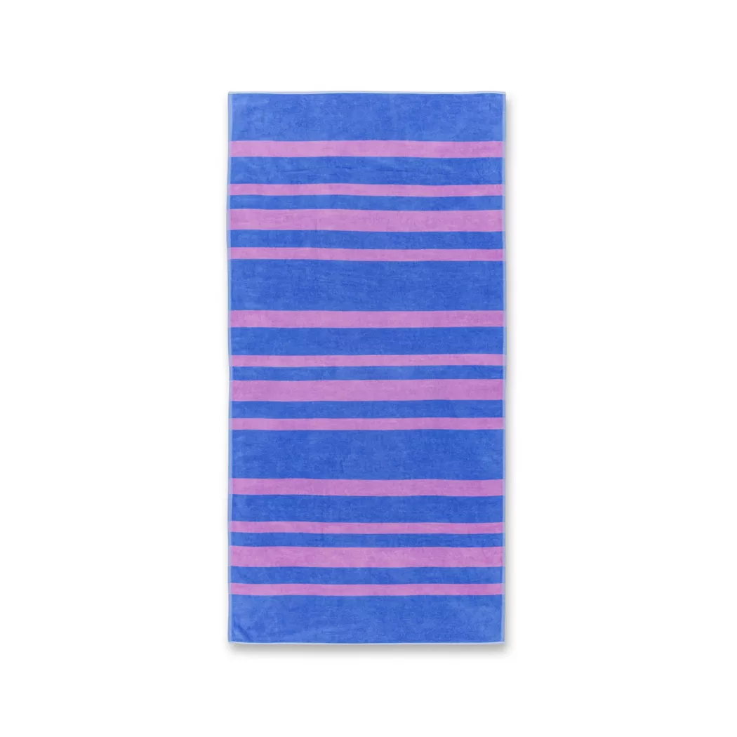 Manor - Strandtuch, 90x180cm, Blau Violet