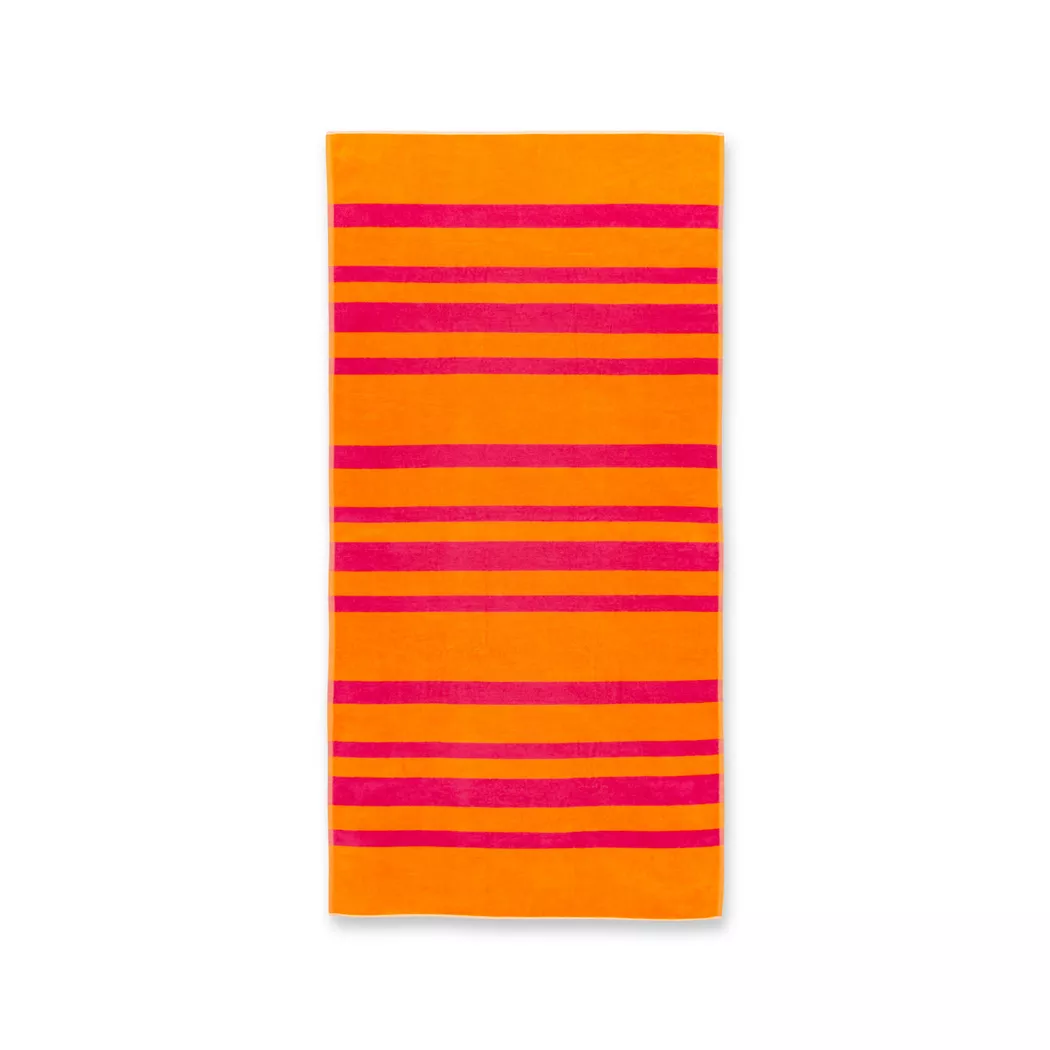 Manor - Strandtuch, 90x180cm, Orange Bunt