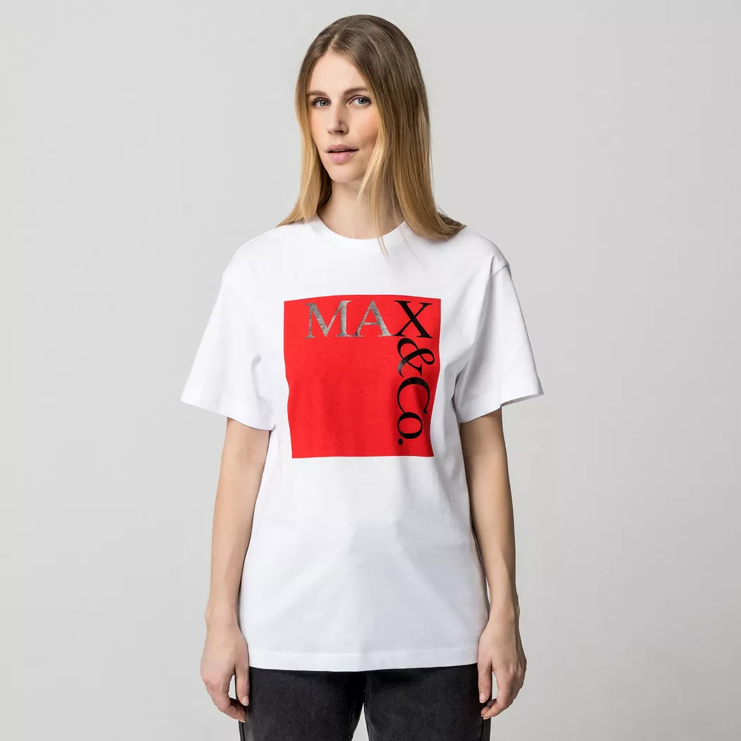 Max & Co - T-Shirt, für Damen, Rot, Größe S