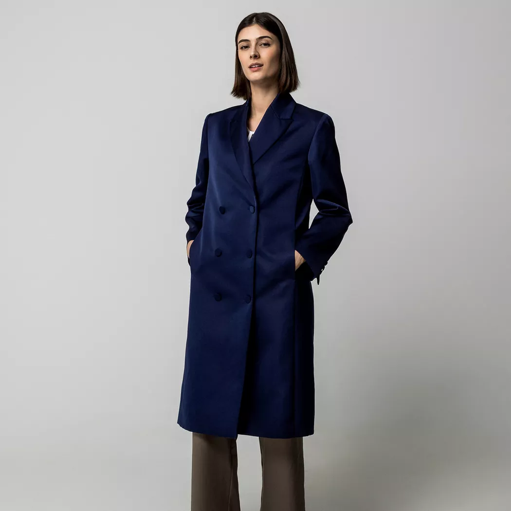Max & Co - Trenchcoat, für Damen, Dunkelblau, Größe 40