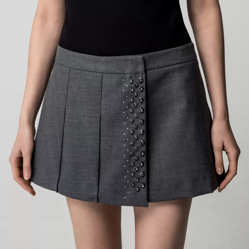 Max & Co - Rock, für Damen, Grau, Größe 34