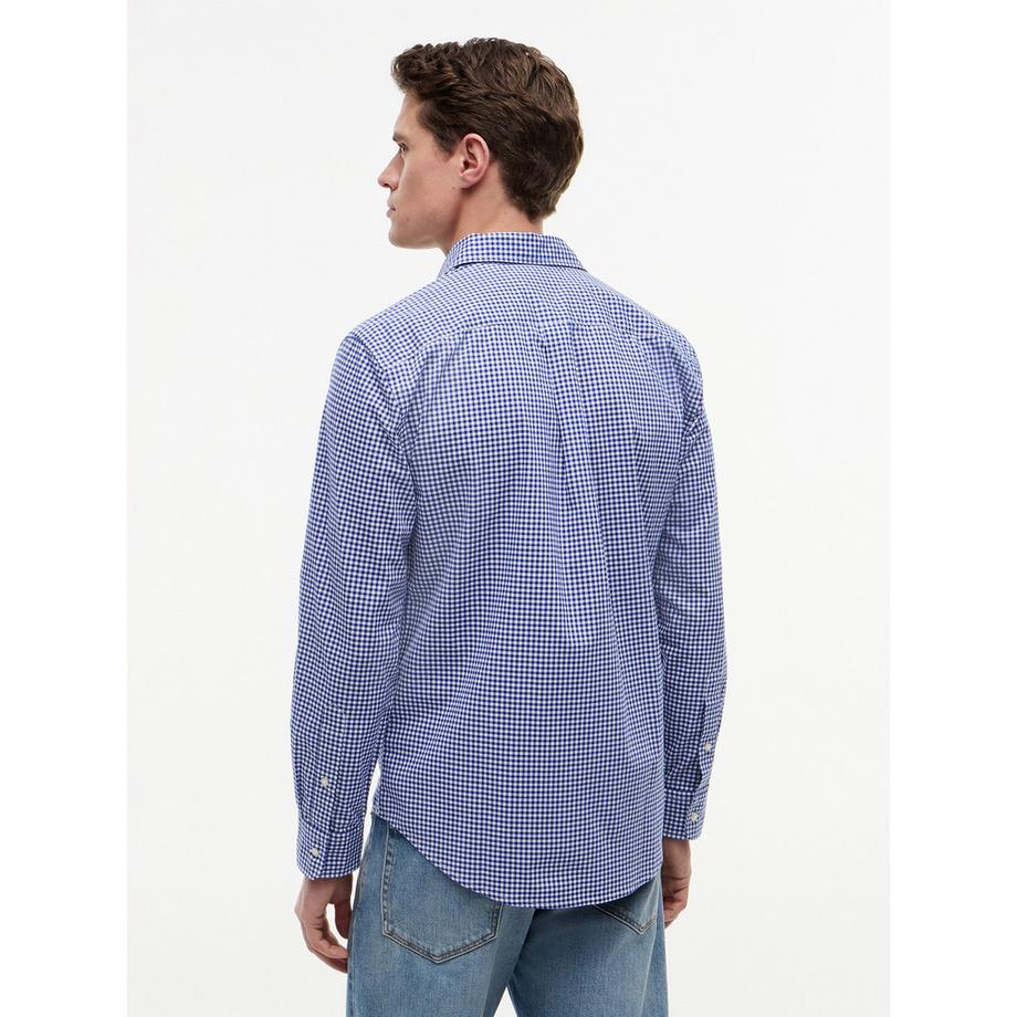 TOMMY HILFIGER Camicia a Quadri Gingham Maniche Lunghe  