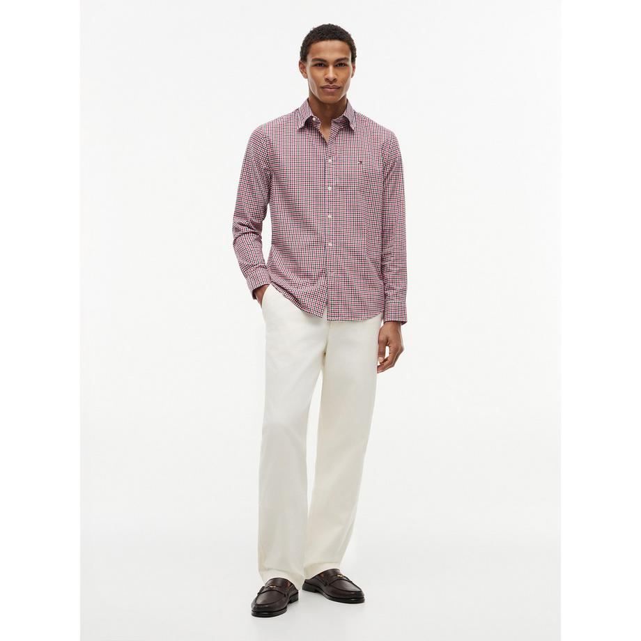 TOMMY HILFIGER Camicia a Quadri Gingham Maniche Lunghe  