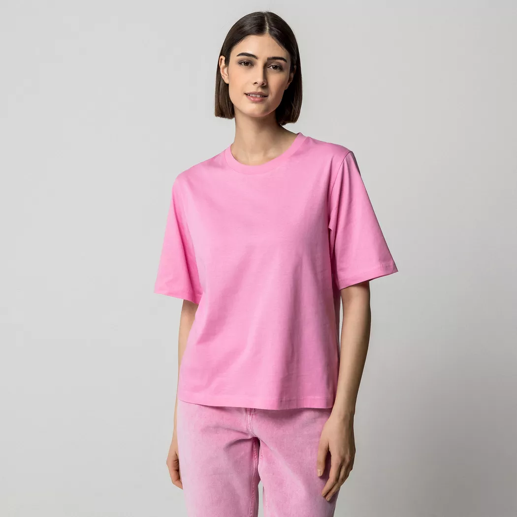 Manor Woman - T-Shirt, für Damen, Pink, Größe M