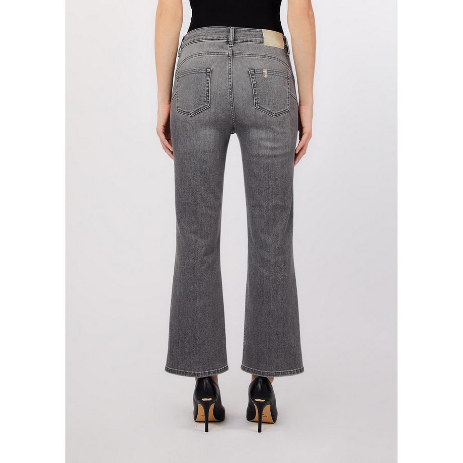 LIU JO High-Waist Slim Fit Flared Jeans  