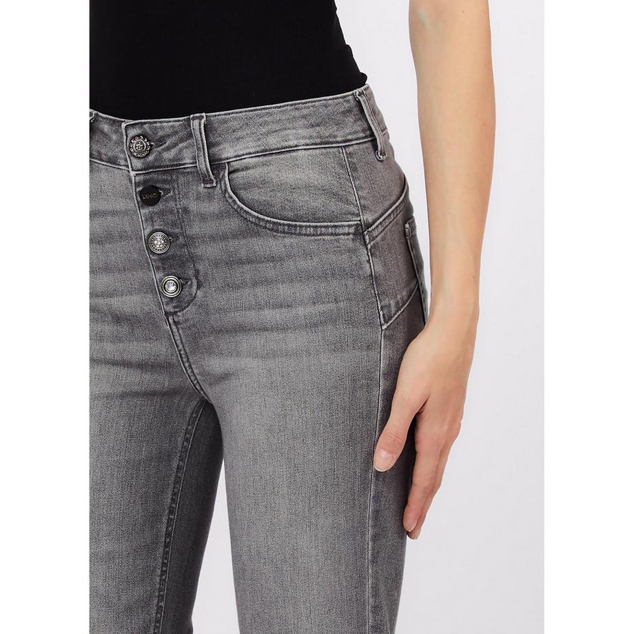 LIU JO High-Waist Slim Fit Flared Jeans  