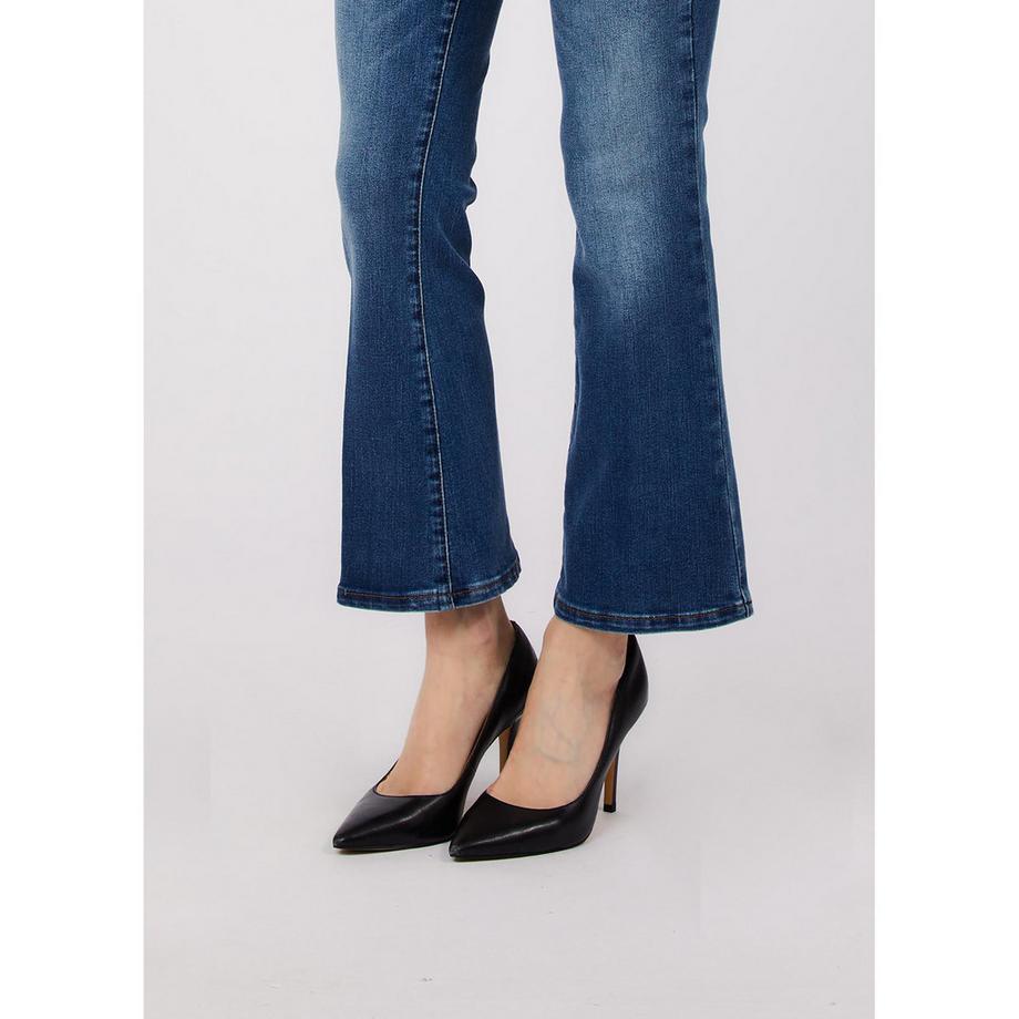 LIU JO Bootcut Flared Knöchellange Jeans  