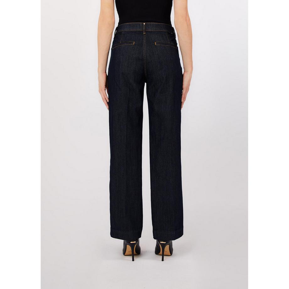 LIU JO High Waist Straight Leg Jeans  