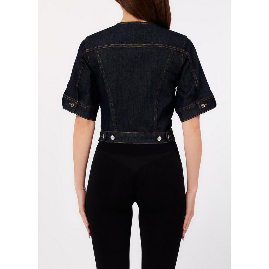 LIU JO Denim Kurzarm Cardigan  