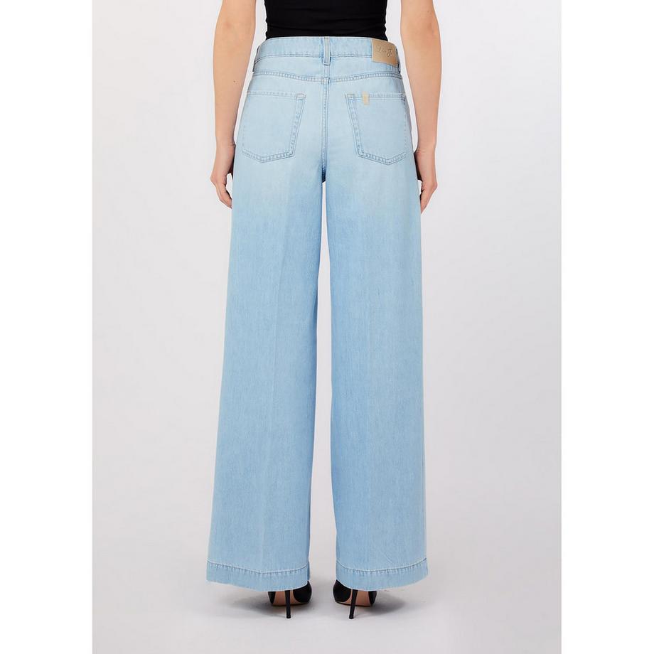 LIU JO Wide Leg High Rise Jeans  