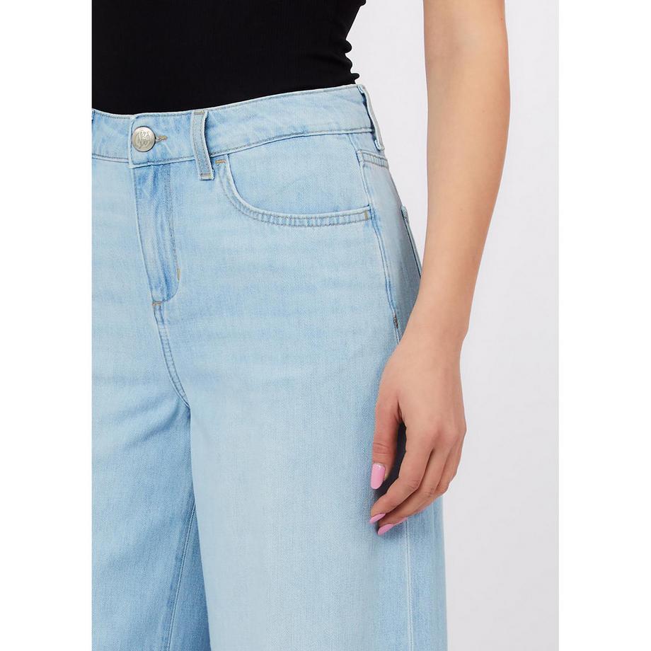 LIU JO Wide Leg High Rise Jeans  