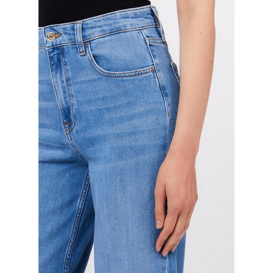 LIU JO Jeans High Rise Relaxed Loose Fit Lunghezza Caviglia  