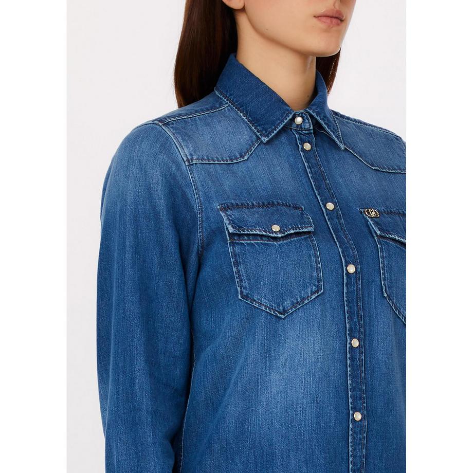 LIU JO Camicia di jeans Regular Fit Maniche Lunghe  