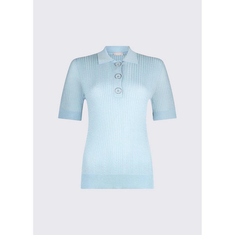 LIU JO Polo en maille côtelée  