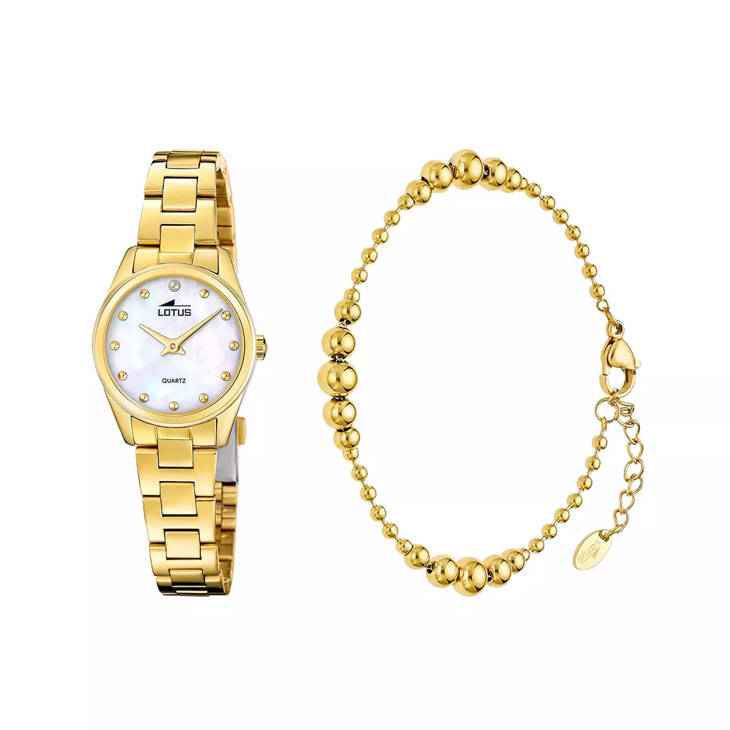 Lotus - Uhrenset, 2gether Collection, 26mm, Gold