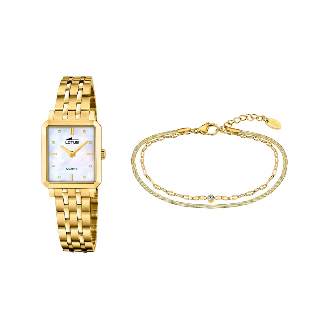 Lotus - Uhrenset, 2gether Collection, 25mm, Gold