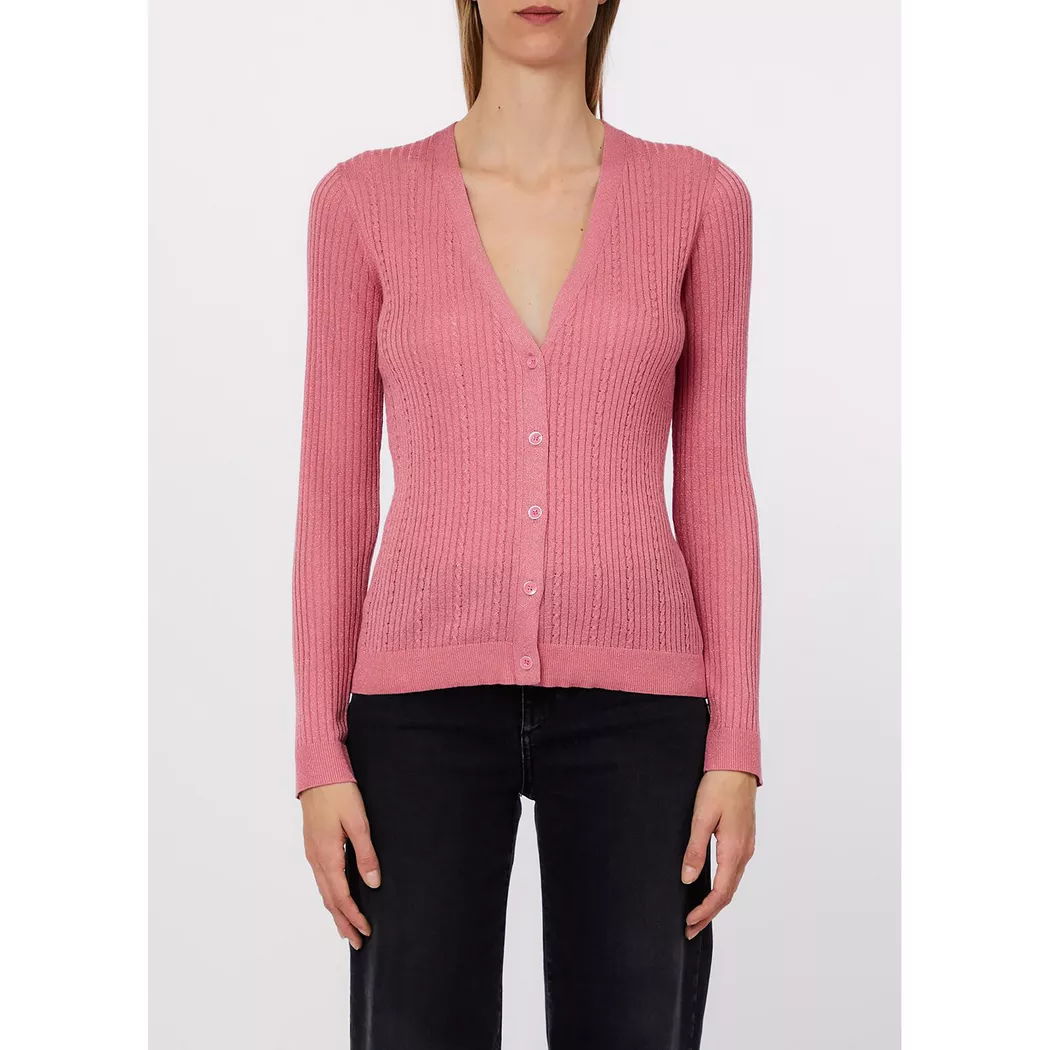 LIU JO - Cardigan, für Damen, Rosa, Größe XL