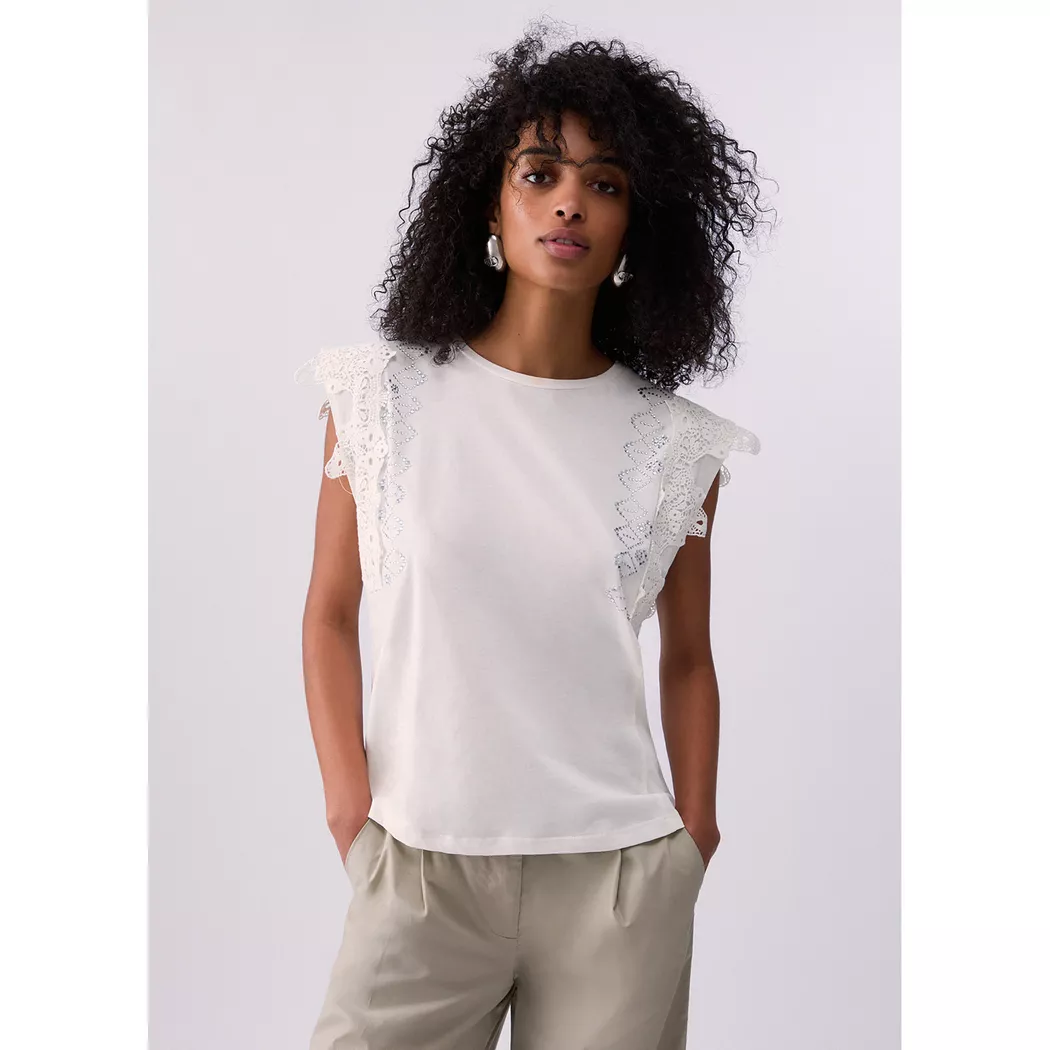 LIU JO - T-Shirt, für Damen, Weiss, Größe XL
