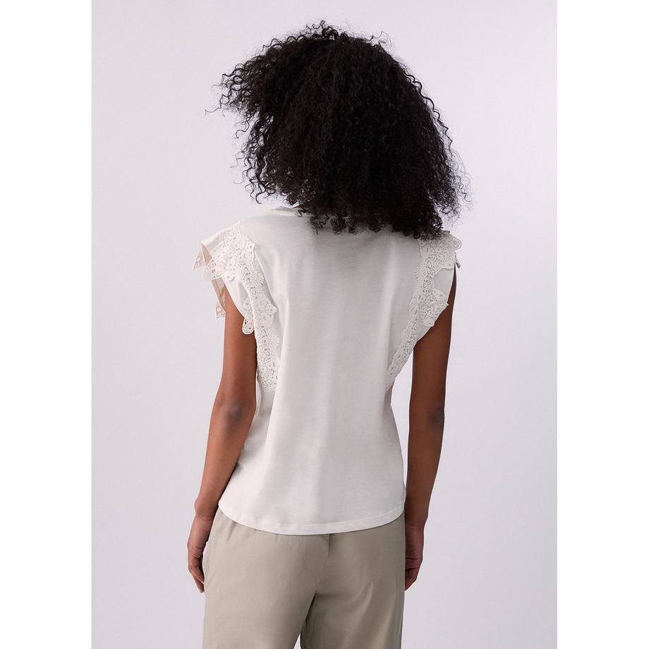 LIU JO T-Shirt mit Spitzendetails  
