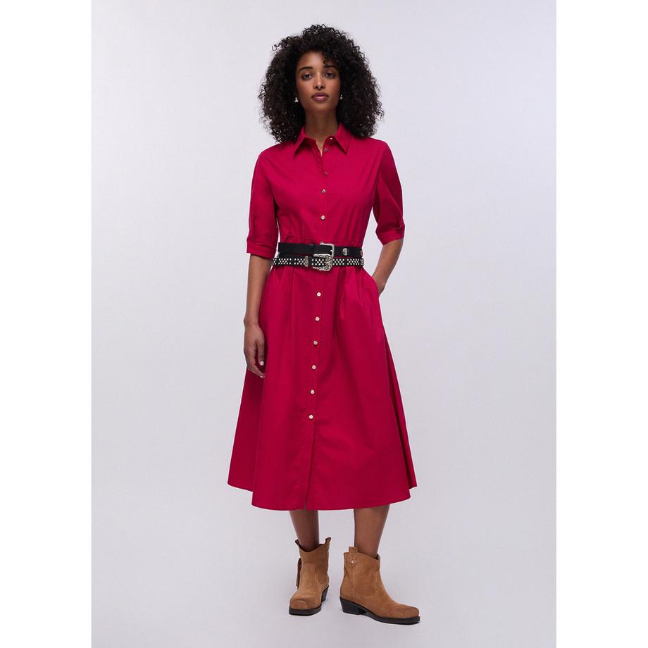 LIU JO Hemdblusenkleid mit Gürtel  