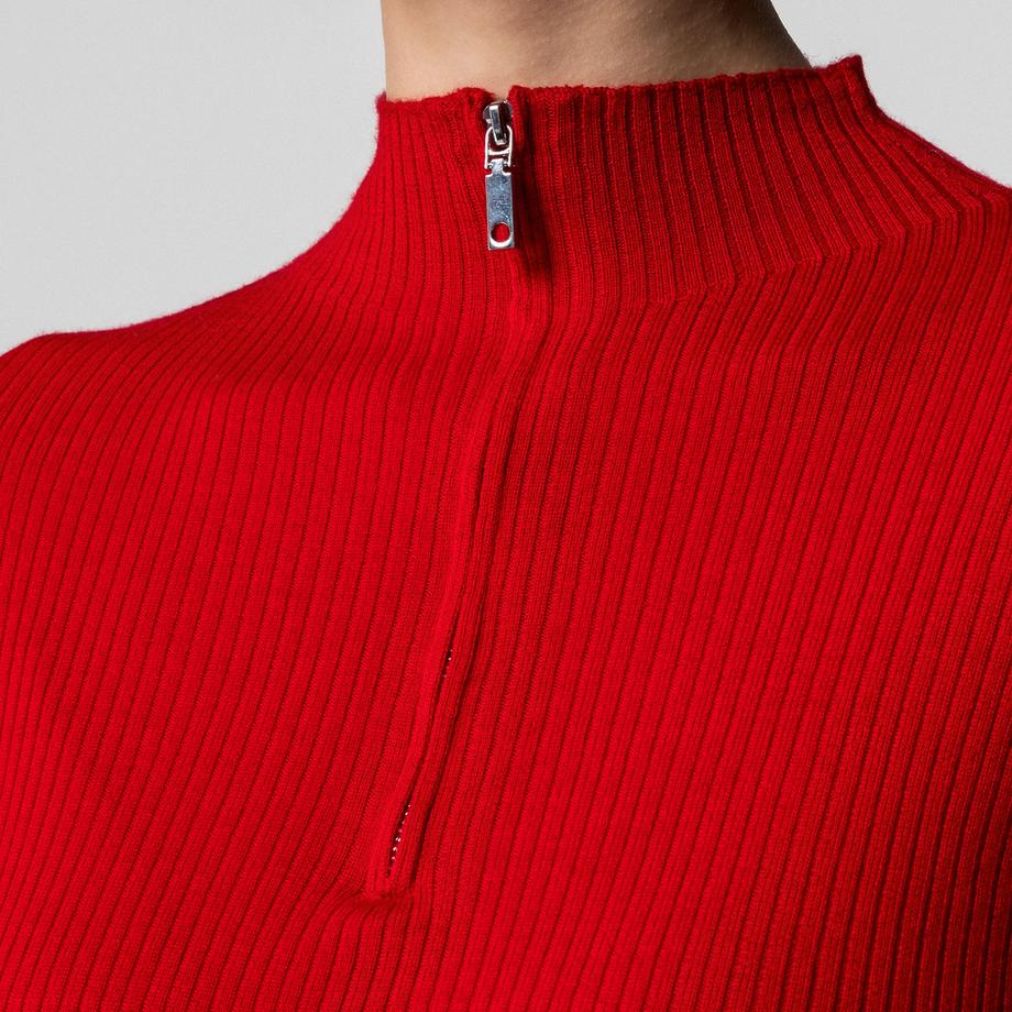 Max & Co Pull côtelé à demi-zip  