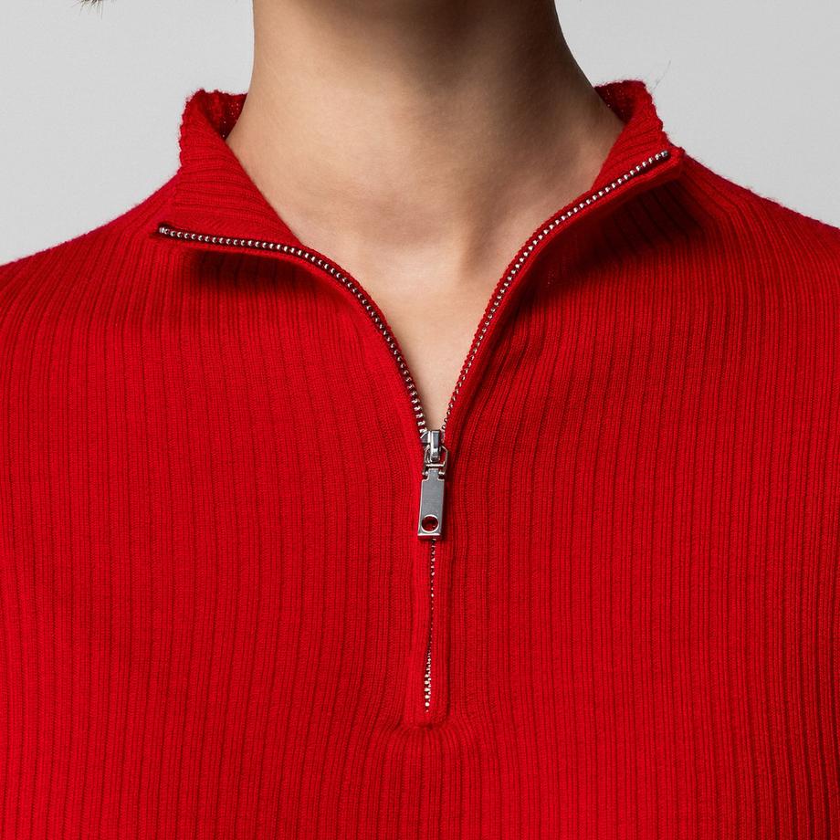 Max & Co Pull côtelé à demi-zip  