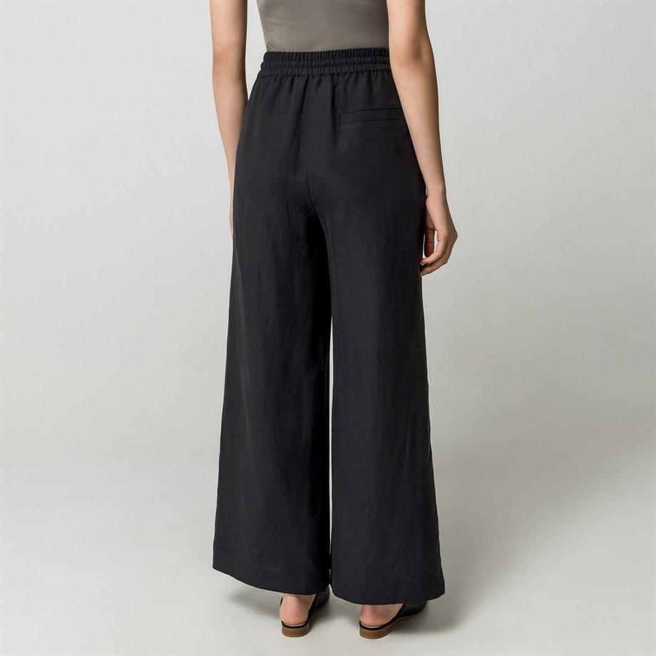 LIU JO Pantaloni a gamba larga con coulisse  