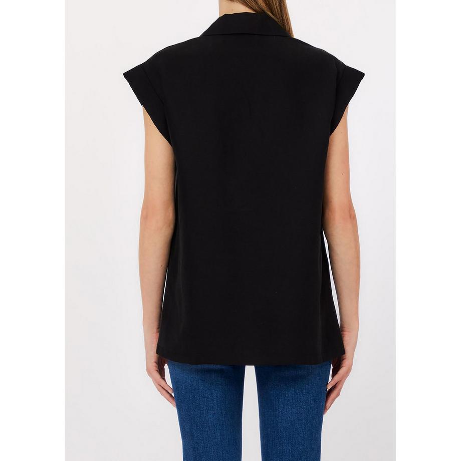 LIU JO Ärmelloser Regular Fit Blazer mit Reverskragen  