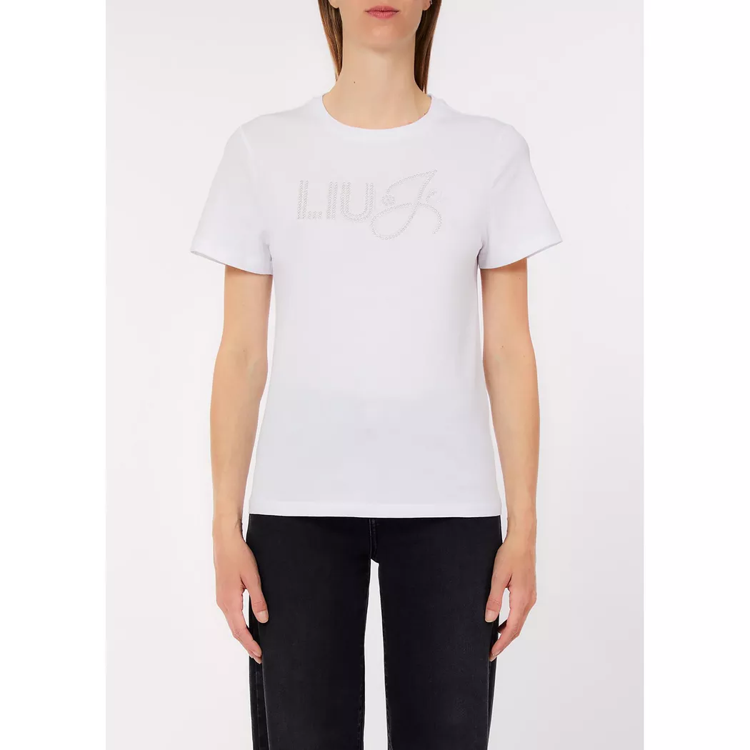 LIU JO - T-Shirt, für Damen, Weiss, Größe L