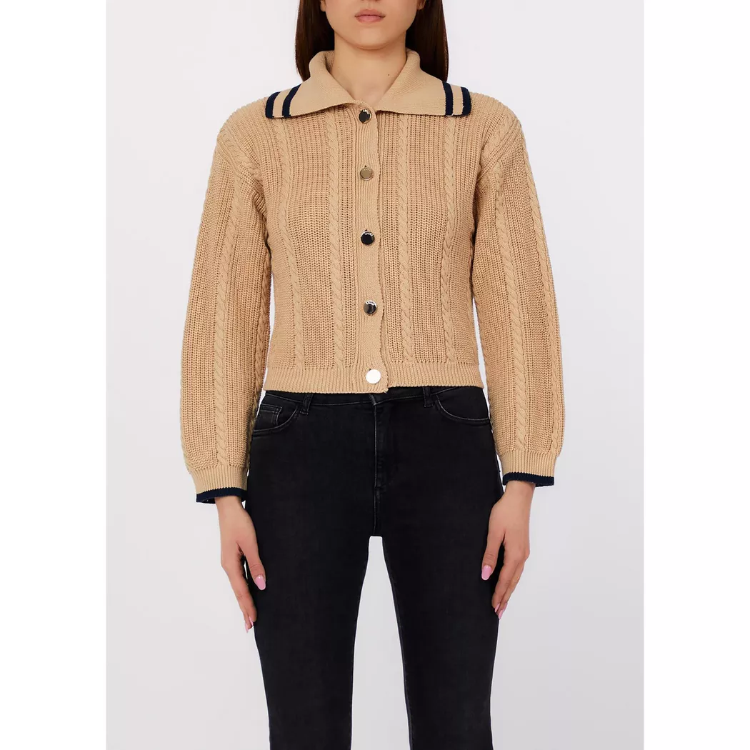 LIU JO - Cardigan, für Damen, Beige, Größe XL